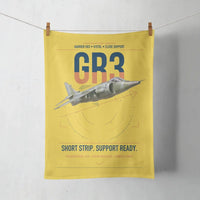 Thumbnail for Hawker Siddeley Harrier GR3 design on yellow towel