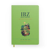 Thumbnail for Ibiza Airport (IBZ) design on light green notebook