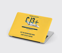 Thumbnail for Cessna Citation CJ3+ design on yellow MacBook case