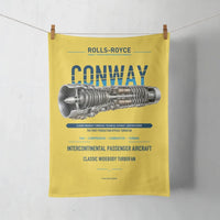 Thumbnail for CONWAY design on yellow towel