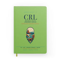 Thumbnail for Brussels South Charleroi Airport (CRL) design on light green notebook