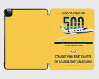 Thumbnail for Cessna Citation 500 - Citation I design on yellow ipad tablet case