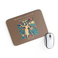 Thumbnail for VINTAGE G4515 - The Hospital Flight South - Designed Mouse Pads design on brown rectangle
