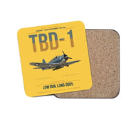 Thumbnail for TBD-1 Devastator design on yellow 1 piece coaster