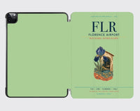 Thumbnail for Florence Airport (FLR) design on light green ipad tablet case