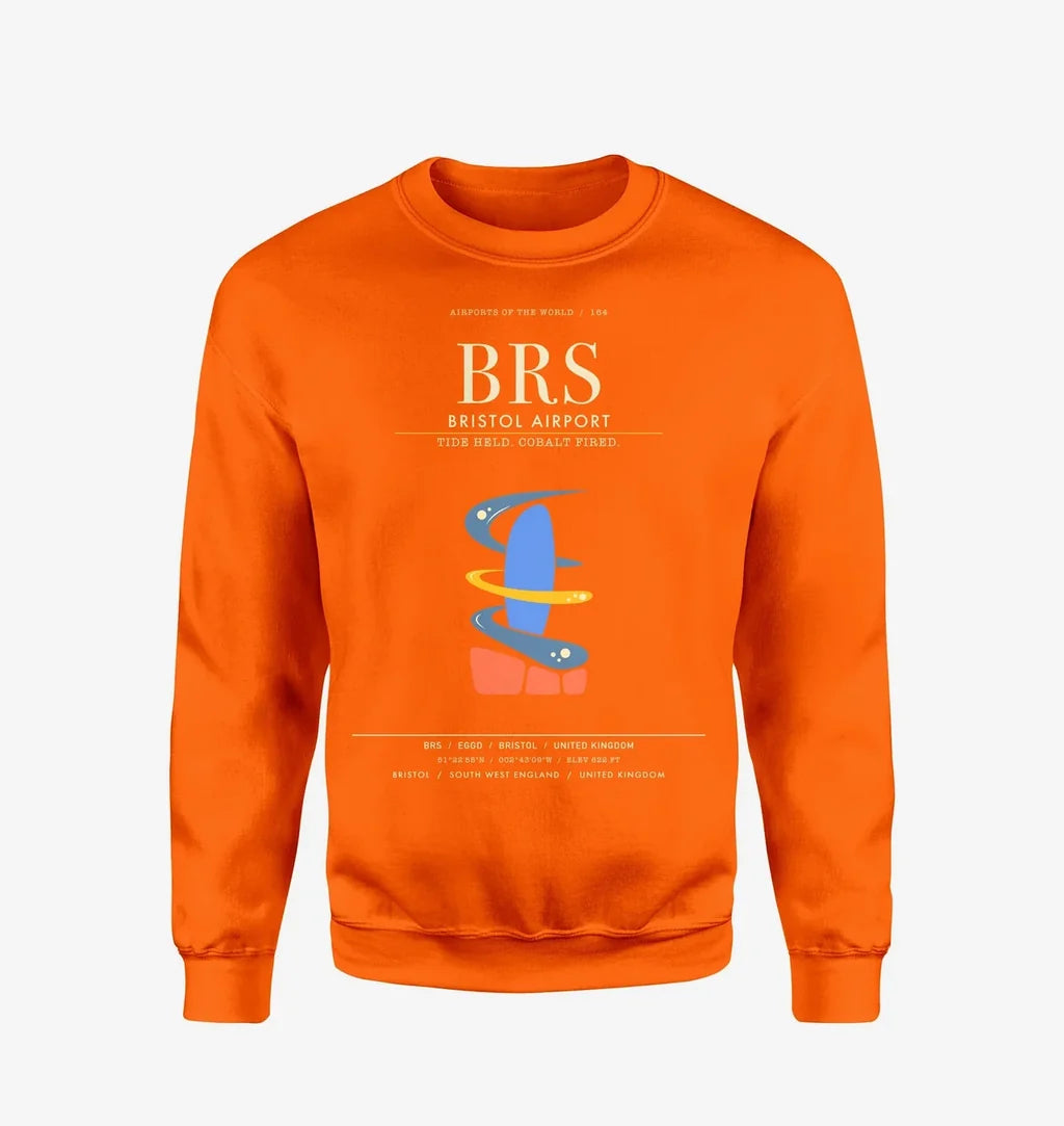 Bristol Airport BRS Sweatshirt - Orange