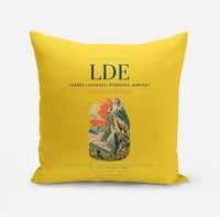 Thumbnail for Tarbes–Lourdes–Pyrénées Airport (LDE) design on yellow pillow