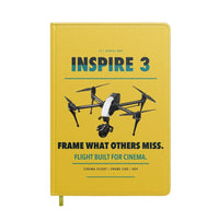 Thumbnail for DJI Inspire 3 design on yellow notebook