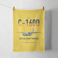 Thumbnail for Transall C-160D design on yellow towel