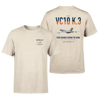 Thumbnail for Vickers VC10 K.3 design on beige double-side t-shirt, double-side print