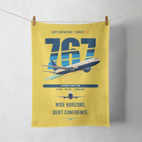 Thumbnail for Boeing 767-300ER design on yellow towel