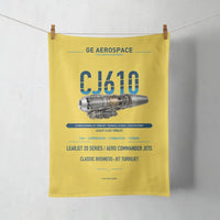 Thumbnail for CJ610 design on yellow towel