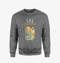 Thumbnail for Leipzig–Halle Airport (LEJ) design on gray sweatshirt
