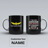 Thumbnail for Customisable I am an Awesome Girlfriend Mug - view 3