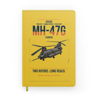 Thumbnail for Boeing MH-47G Chinook design on yellow notebook