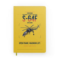 Thumbnail for Erickson S-64F Air Crane design on yellow notebook