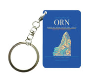 Thumbnail for Ahmed Ben Bella Airport ORN — Oran Key Chain design on blue key chain