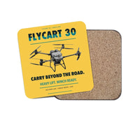 Thumbnail for DJI FlyCart 30 design on yellow 1 piece coaster