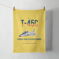 Thumbnail for T-45C Goshawk design on yellow towel