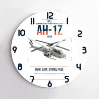Thumbnail for Bell AH-1Z Viper design on white no frame wall clock