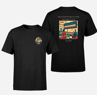 Thumbnail for VINTAGE G4302 - The Flight Board Flutter - Double-Side T-Shirt design on black double side t shirt