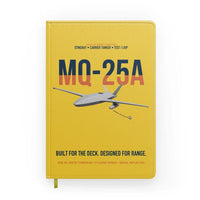 Thumbnail for MQ-25A STINGRAY design on yellow notebook