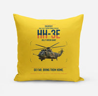Thumbnail for Sikorsky HH-3E Jolly Green Giant design on yellow pillow