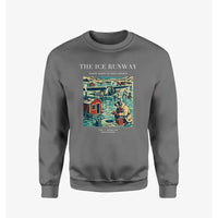 Thumbnail for VINTAGE G4041 - The Ice Runway - Designed Sweatshirts design on gray