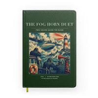 Thumbnail for VINTAGE G4437 - The Fog Horn Duet - Designed Notebooks design on darkgreen