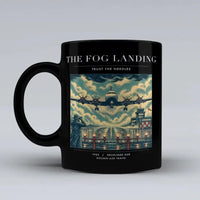 Thumbnail for VINTAGE G4095 - The Fog Landing - Ceramic Mug design on black