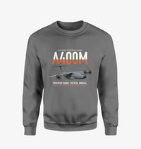Thumbnail for Airbus A400M Atlas design on gray sweatshirt