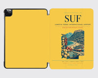 Thumbnail for Lamezia Terme International Airport (SUF) design on yellow ipad tablet case