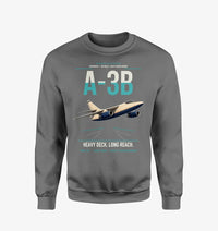 Thumbnail for A-3B Skywarrior design on gray sweatshirt
