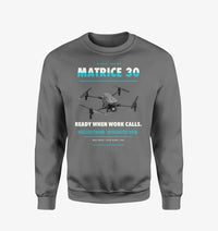 Thumbnail for DJI Matrice 30 design on gray sweatshirt