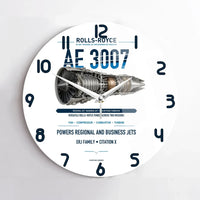 Thumbnail for AE 3007 design on white no frame wall clock