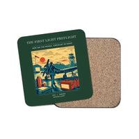 Thumbnail for The First Light Preflight - Designed Coasters design on dark green 1-piece