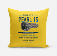 Thumbnail for PEARL 15 design on yellow pillow
