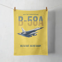 Thumbnail for B-58A Hustler design on yellow towel