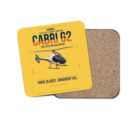 Thumbnail for Guimbal Cabri G2 design on yellow 1 piece coaster