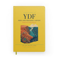 Thumbnail for Deer Lake Regional Airport (YDF) design on yellow notebook