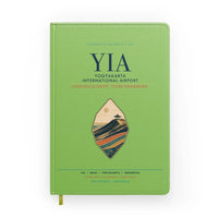 Thumbnail for Yogyakarta International Airport (YIA) design on light green notebook