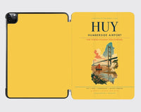 Thumbnail for Humberside Airport (HUY) design on yellow ipad tablet case