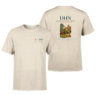 Thumbnail for Dothan Regional Airport (DHN) design printed on beige double-side t-shirt