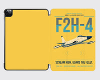Thumbnail for F2H-4 Banshee design on yellow ipad tablet case