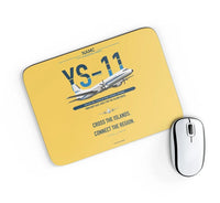 Thumbnail for NAMC YS-11A design on yellow rectangle mouse pad