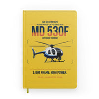 Thumbnail for MD Helicopters MD 530F design on yellow notebook