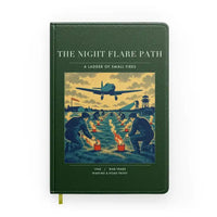 Thumbnail for VINTAGE G4525 - The Night Flare Path - Designed Notebooks design on darkgreen