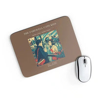 Thumbnail for VINTAGE G4380 - The Farewell Gate Kiss - Designed Mouse Pads design on brown rectangle