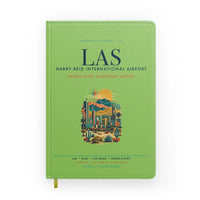 Thumbnail for Las Vegas Harry Reid International Airport (LAS) design on light green notebook