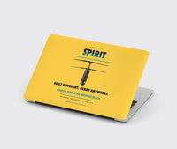Thumbnail for Ascent AeroSystems Spirit design on yellow MacBook case